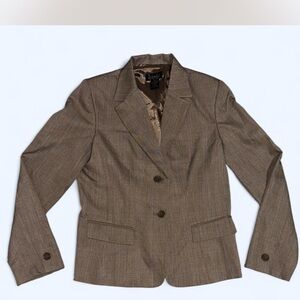 Rafaella Tan & light blue Women's Blazer